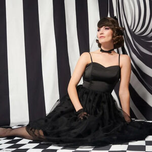 NWT Beetlejuice x Unique Vintage Tulle Spider Dress